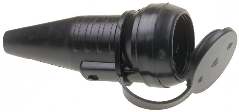 ABL Koppelcontactstop volrubber 10/16A - IP44 - penaarde CEBEC - spatklepje